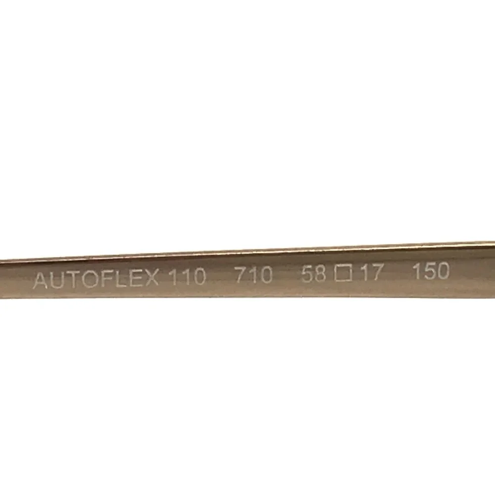 Autoflex by Flexon Eyeglasses Frames 110 710 Gold Aviator Wire Rim 58-17-150